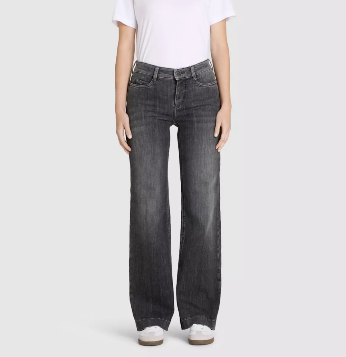 MAC-DREAM WIDE; 4; Trousers MAC Ladies-0358L543990-D912-ANTRACIET