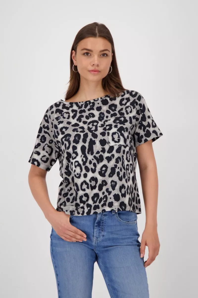 Monari--808885-542 Greige pattern-GRIJS