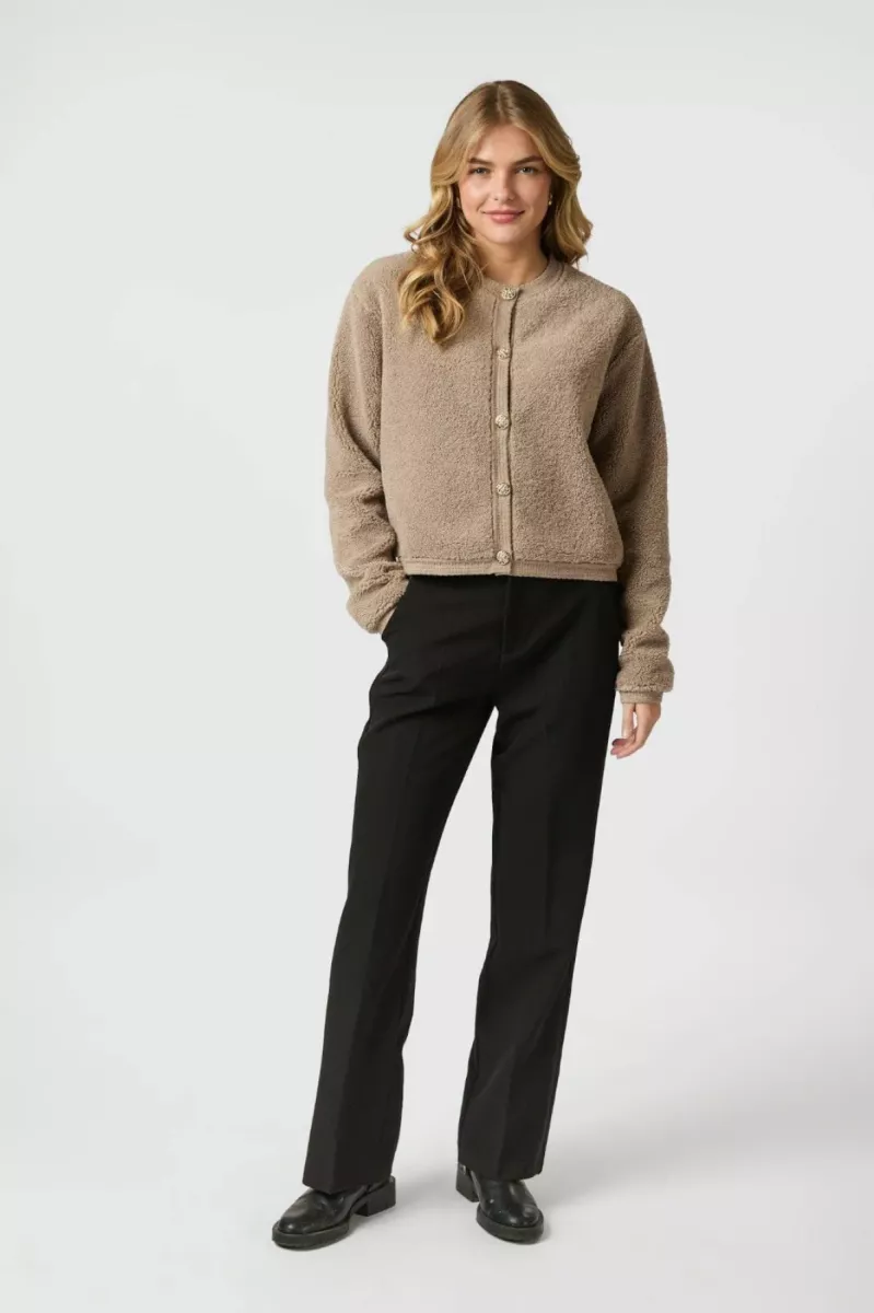 neo-noir-limo-fluffy-knit-cardigan-161963-125-dark-sand-zand-3 Neo Noir-Limo Fluffy Knit Cardigan-161963-125 Dark Sand-ZAND