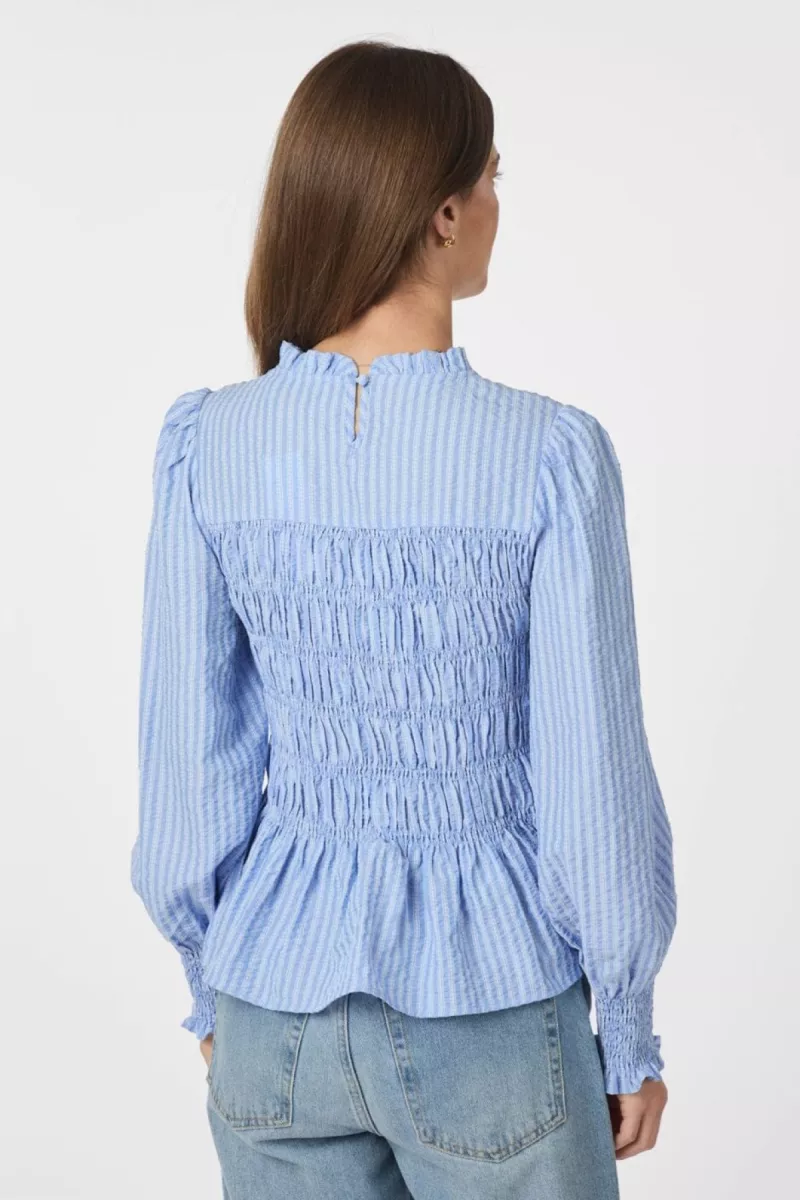 neo-noir-possa-twist-stripe-blouse-166412-145-light-blue-licht-blauw-4 Neo Noir-Possa Twist Stripe Blouse-166412-145 Light Blue-LICHT BLAUW
