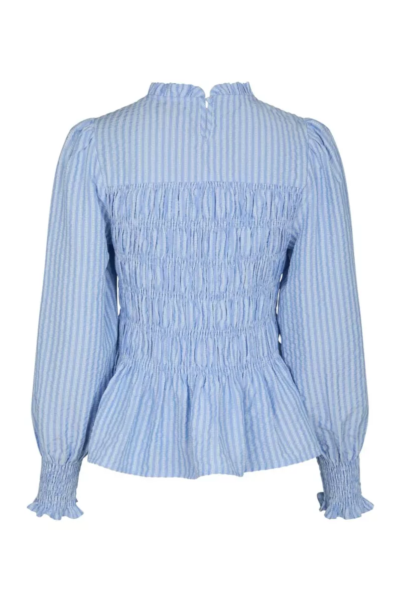 neo-noir-possa-twist-stripe-blouse-166412-145-light-blue-licht-blauw-5 Neo Noir-Possa Twist Stripe Blouse-166412-145 Light Blue-LICHT BLAUW