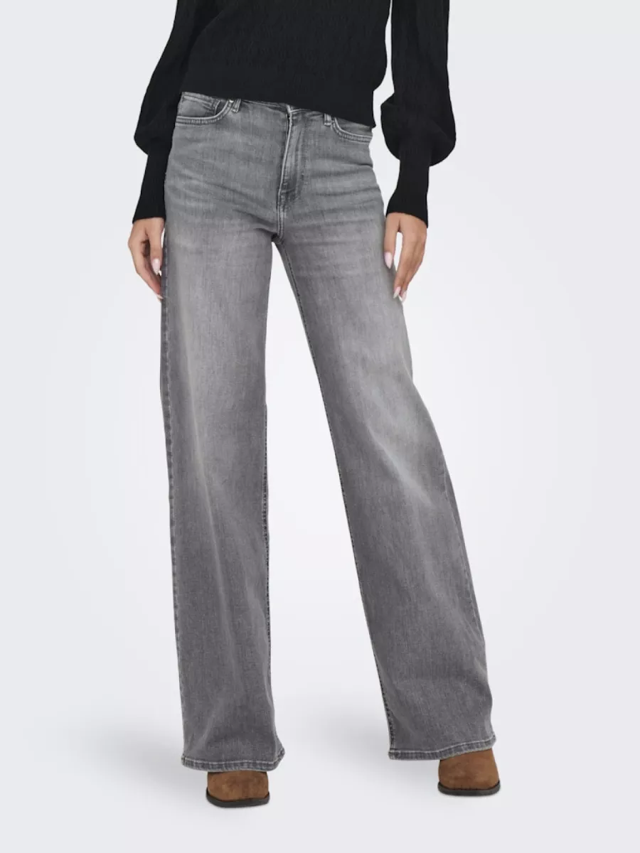 ONLY-ONLMADISON BLUSH HW WID DNM REA0938-15299800-Light Grey Denim-LICHT-/PAREL GRIJS