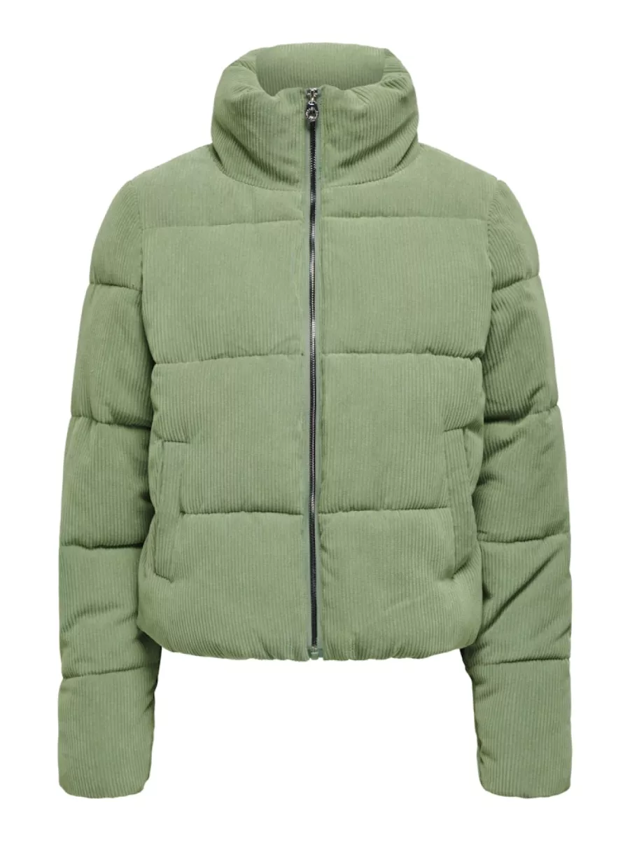ONLY-ONLNEWDOLLY CORDUROY PUFFER OTW NOO-15304768-Hedge Green-GROEN