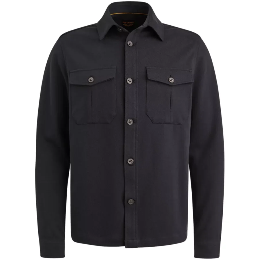 PME LEGEND-LONG SLEEVE SHIRT Comfort Heavy Tw-PSI2508231-5109 Blue graphite-BLUE