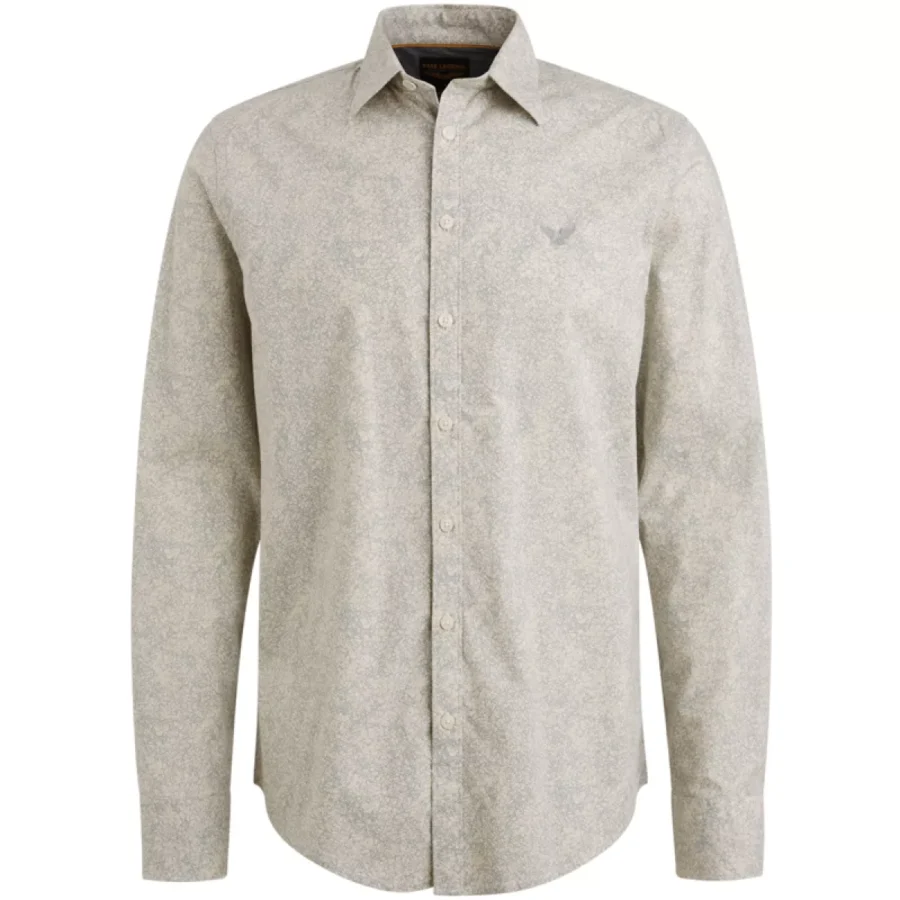 PME LEGEND-LONG SLEEVE SHIRT Print on Ctn/Lyc-PSI2508211-7011-BEIGE