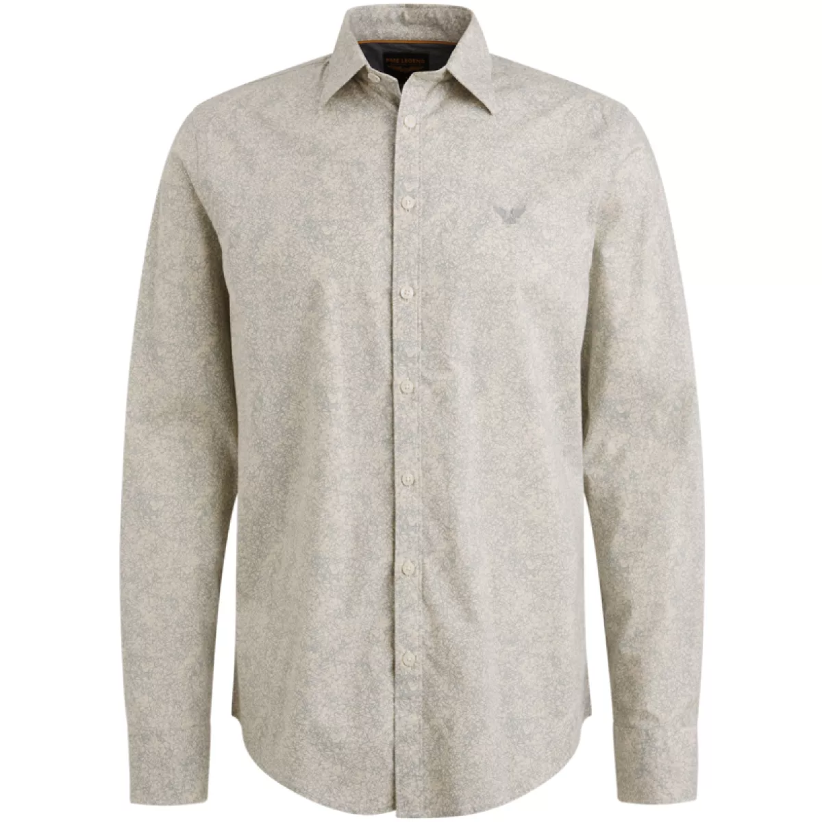 PME LEGEND-LONG SLEEVE SHIRT Print on Ctn/Lyc-PSI2508211-7011-BEIGE
