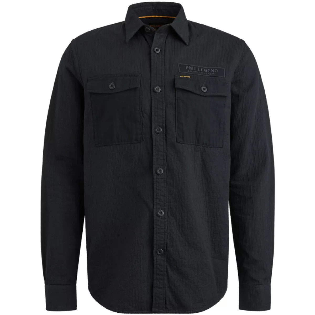 PME LEGEND-LONG SLEEVE SHIRT Quilt Poplin-PSI2508209-5281-BLUE