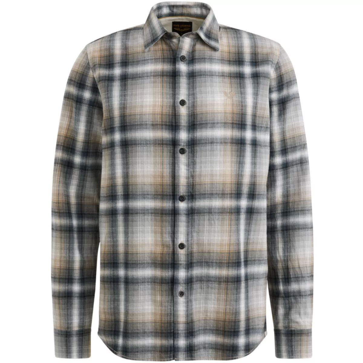 PME LEGEND-LONG SLEEVE SHIRT Twill Check-PSI2508202-5125 Stargazer-NAVY