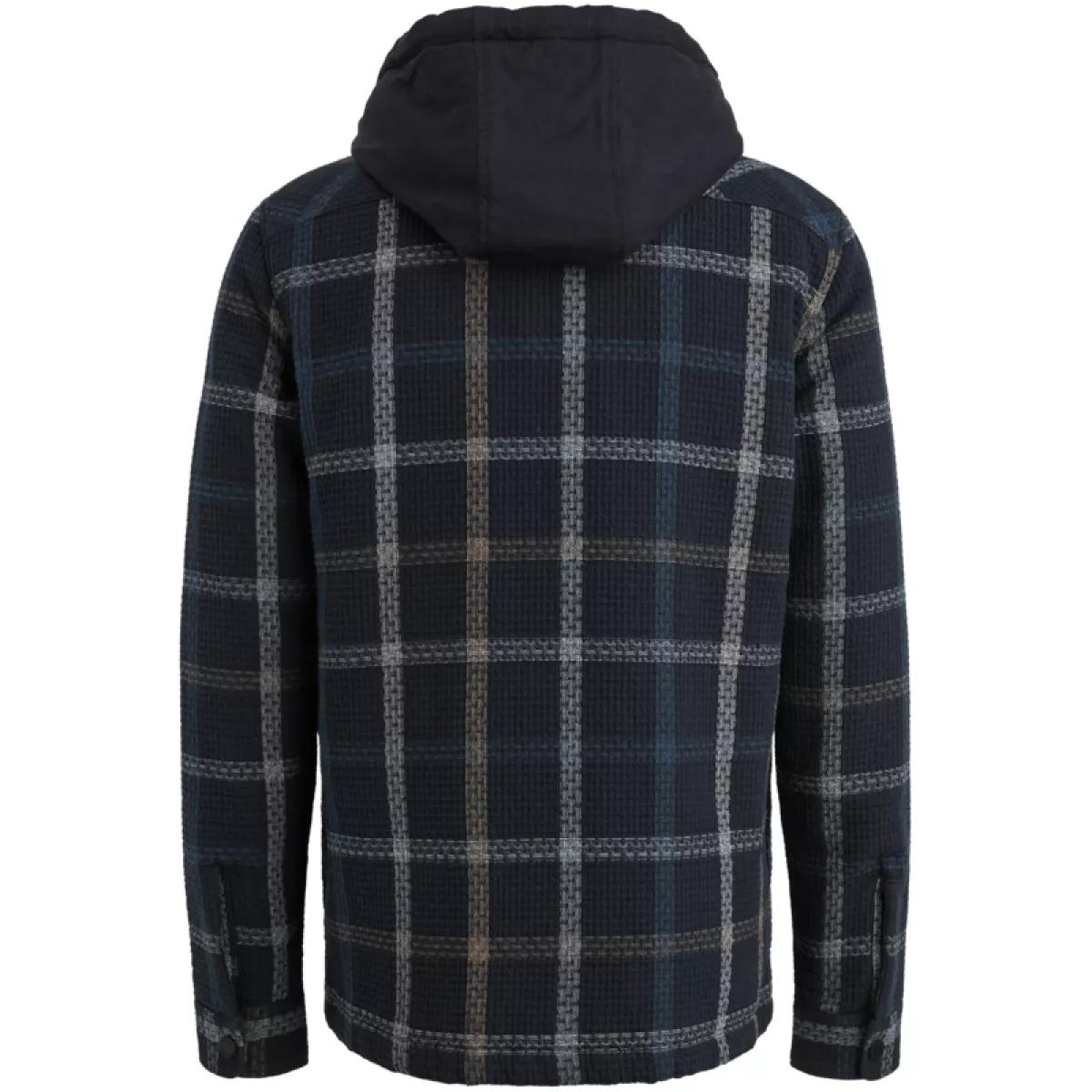 PME LEGEND-LONG SLEEVE SHIRT Window Check-PSI2508225-5281 Salute-BLUE