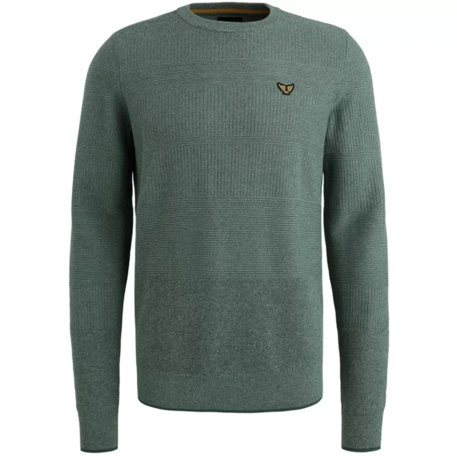 PME LEGEND-R-neck cotton modal structure-PKW2508305-5125 Stargazer-NAVY