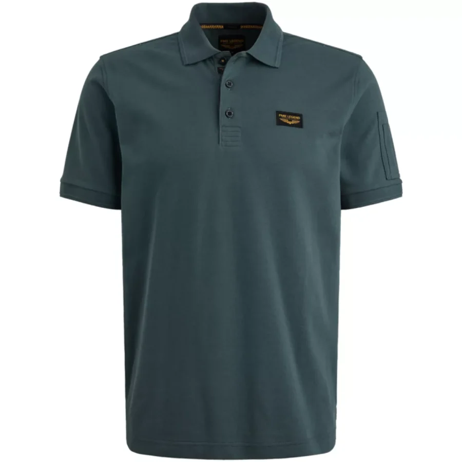 PME LEGEND-Short sleeve polo American Classic-PPSS2508899-5125-NAVY