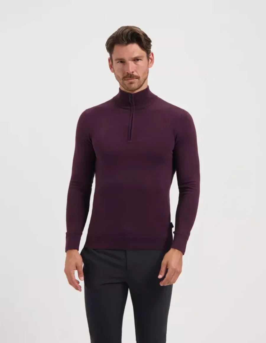Saint Steve-19480-Cas-80012 Plum melange-PAARS