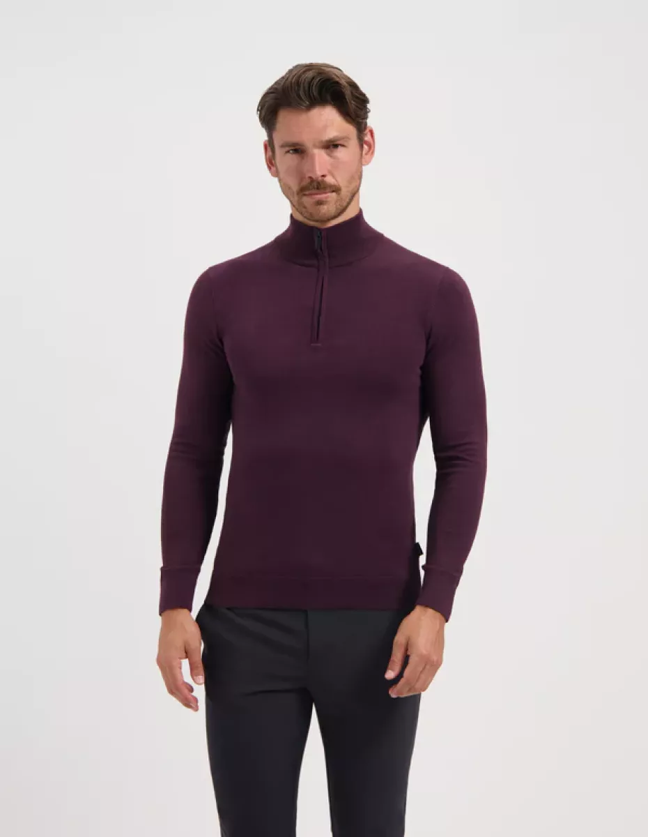 Saint Steve-19480-Cas-80012 Plum melange-PAARS