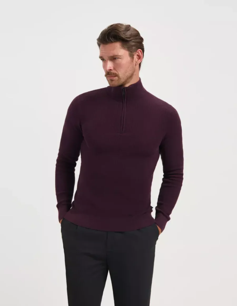 Saint Steve-240906-Dominic-80012 Plum melange-PAARS