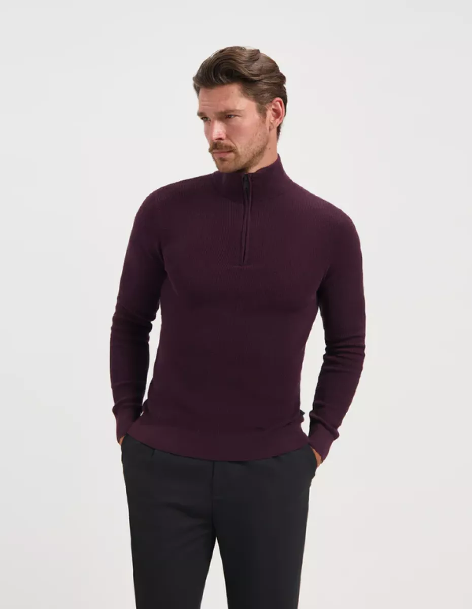 Saint Steve-240906-Dominic-80012 Plum melange-PAARS