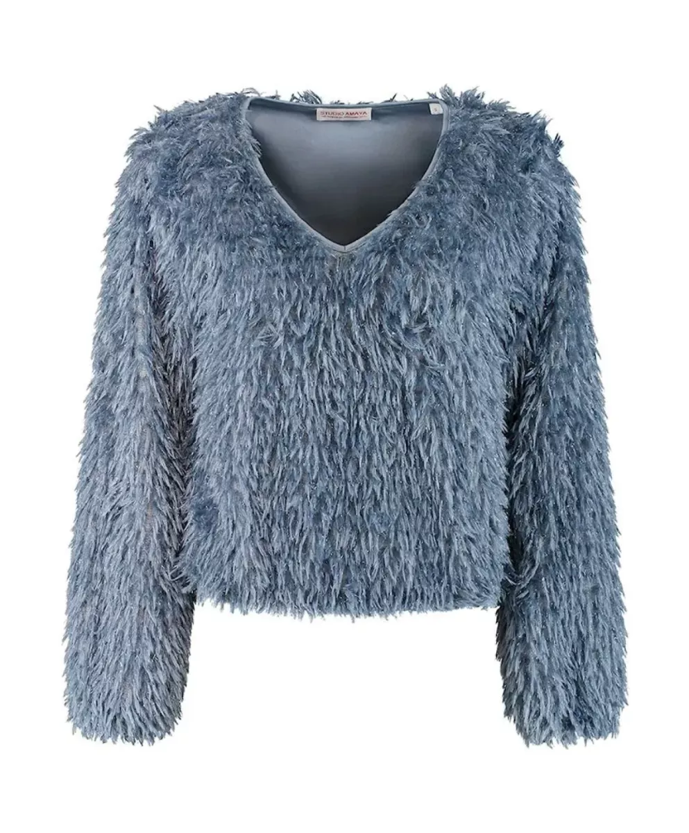 Studio Amaya-Pullover-Bridget-Blue-BLUE