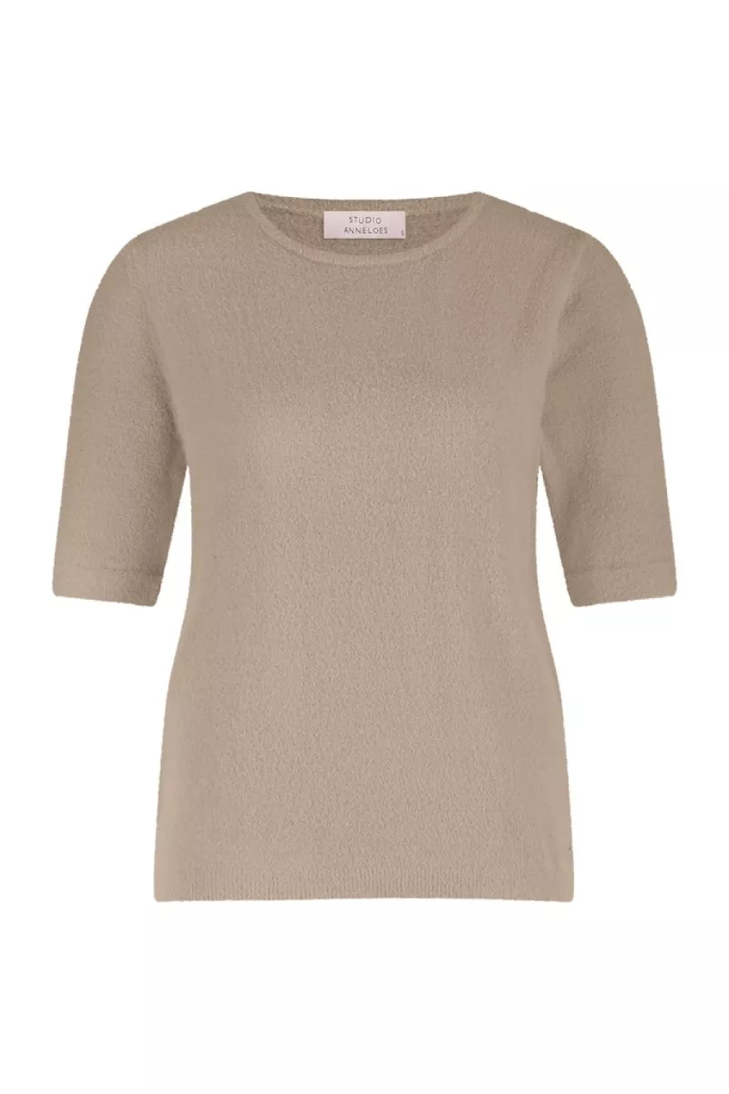 STUDIO ANNELOES-Felica soft pullover-13120-2200 Latte-LICHT BRUIN