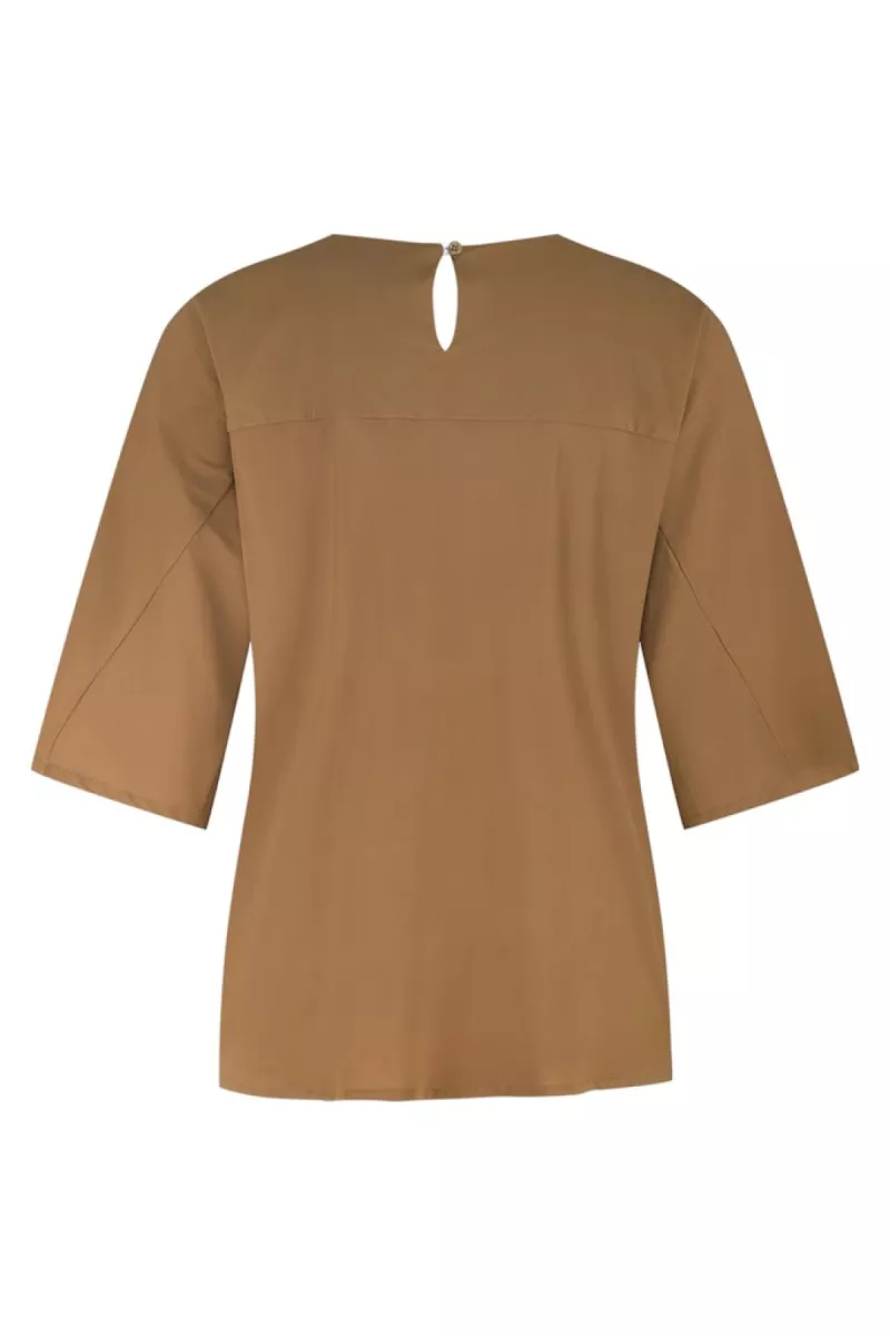 STUDIO ANNELOES-Marly top-13134-1300 Caramel-LICHT BRUIN