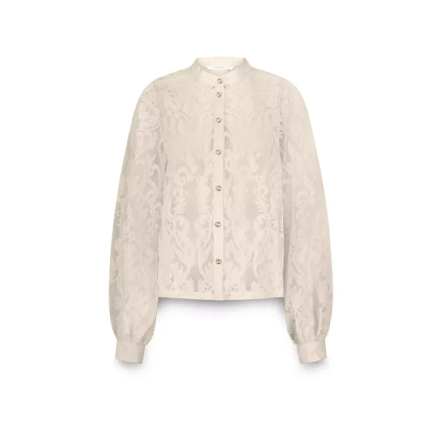Summum-Blouse flowerlace-2s3191-12300-122 Ivory-OFF WHITE