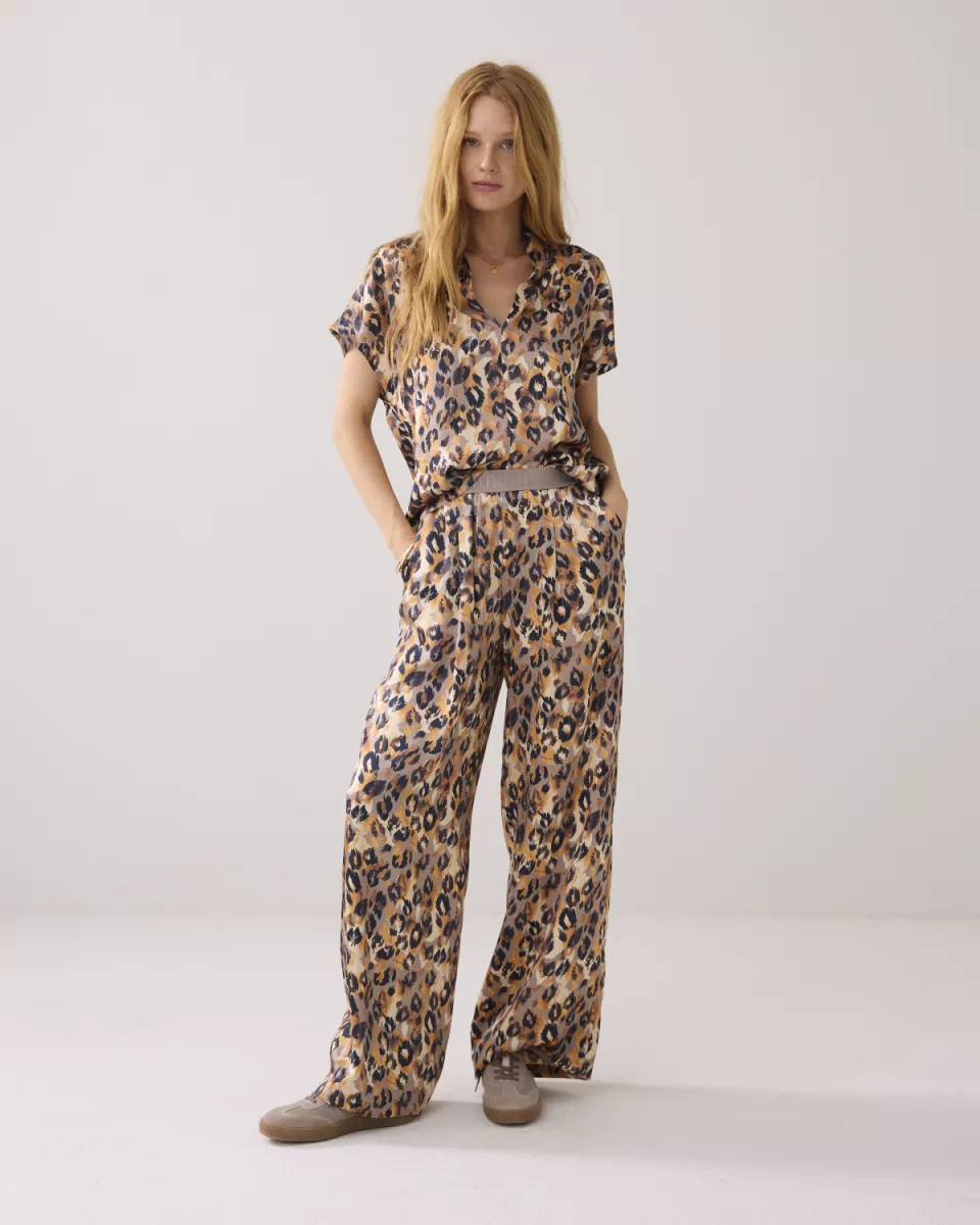 Summum-Trousers multi coloured animal-4s2875-12261-120 Multicolour-MULTICOLOR