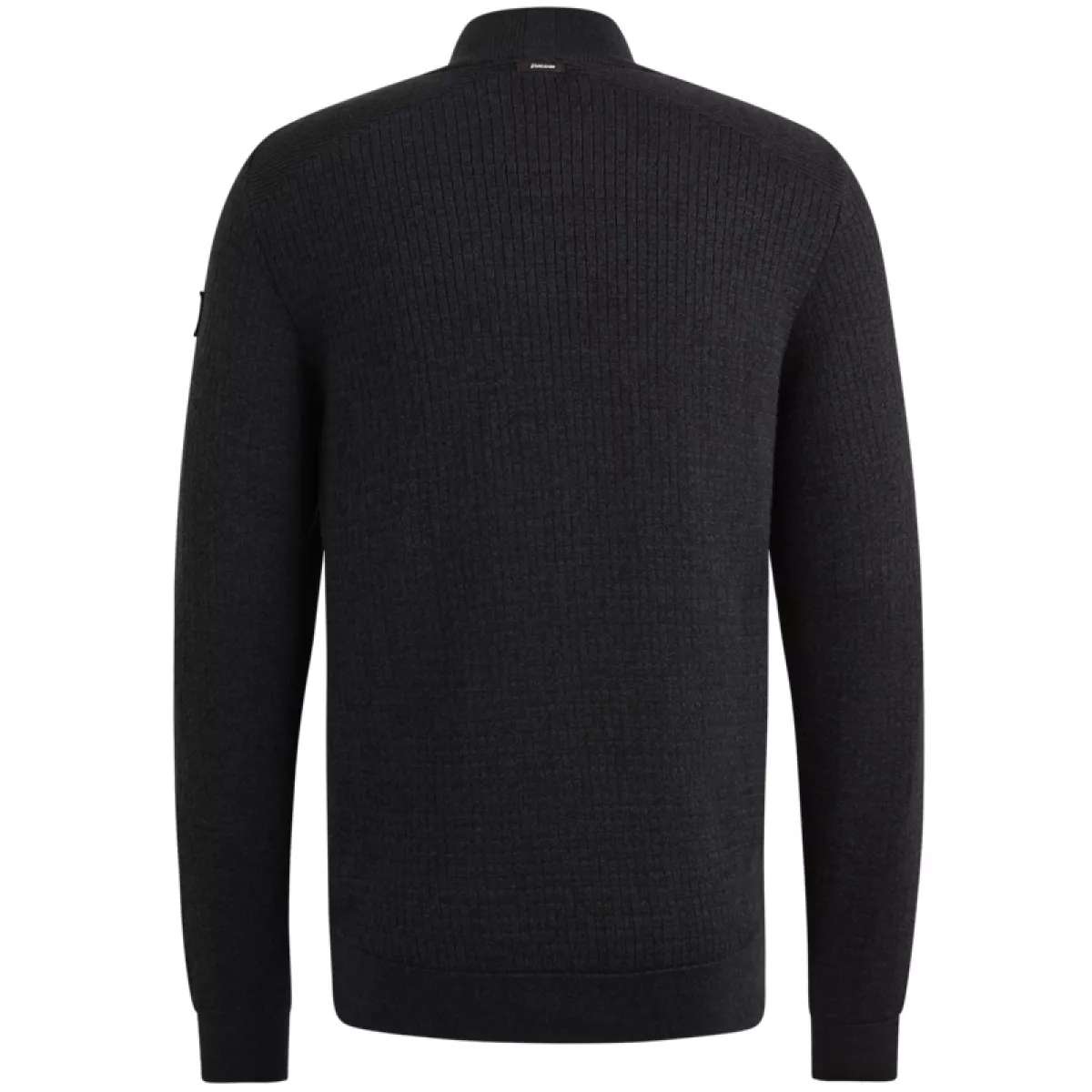 Vanguard-Half zip collar cotton mouline-VKW2508302-5073-BLUE