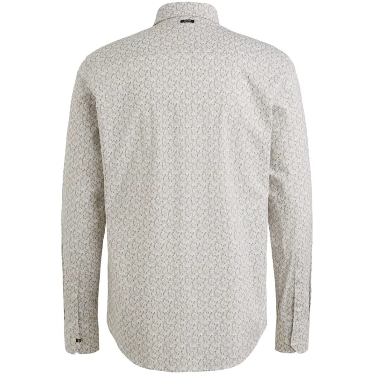 Vanguard-Long Sleeve Shirt Print on Poplin-VSI2508202-7003-WIT