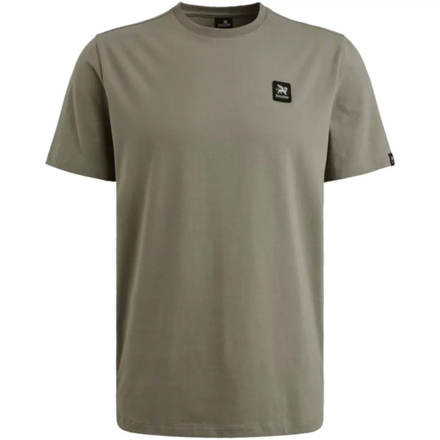 Vanguard-Short sleeve r-neck cotton elastan-VTSS2508550-6170 Shadow-GRIJS