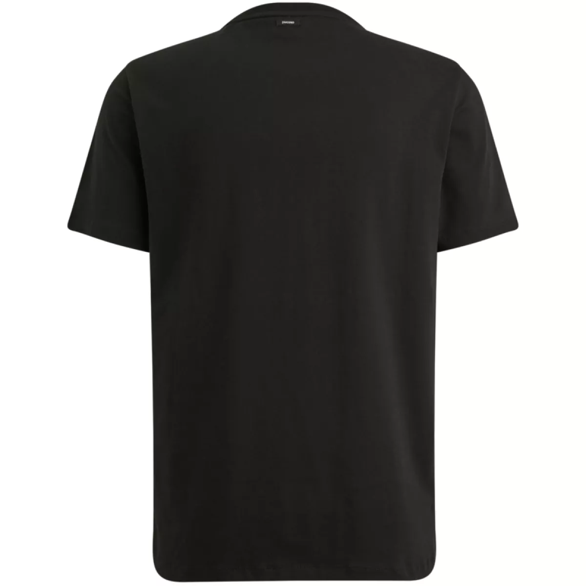 Vanguard-Short sleeve r-neck cotton elastan-VTSS2508550-999 Black-ZWART