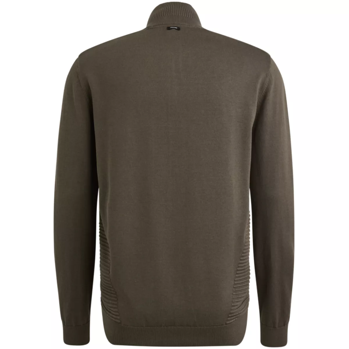 Vanguard-Zip jacket cotton modal-VKC2508354-6497 Tea leaf-GROEN