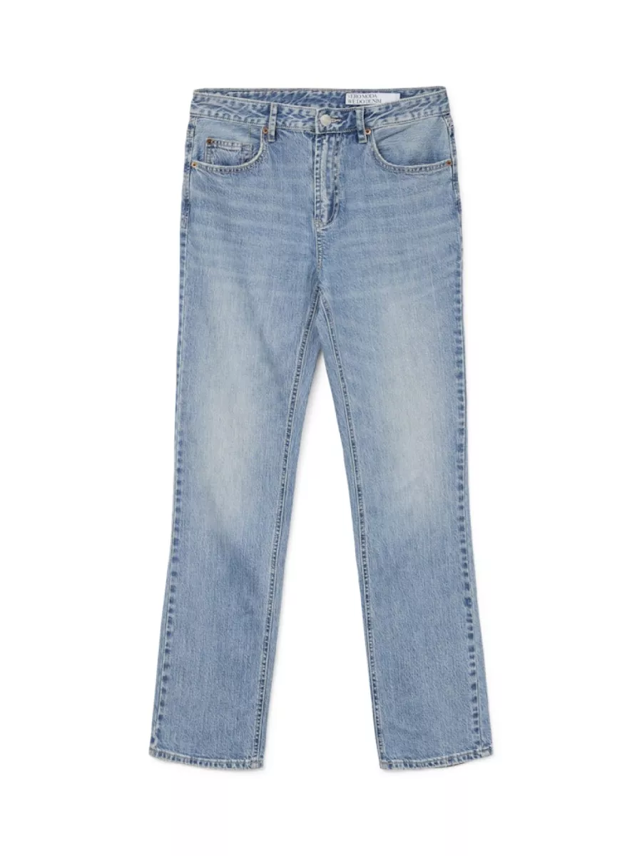 VERO MODA-VMTESSA HR STRAIGHT JEANS LI3150 GA-10332326-Light Blue Denim-LICHT DENIM