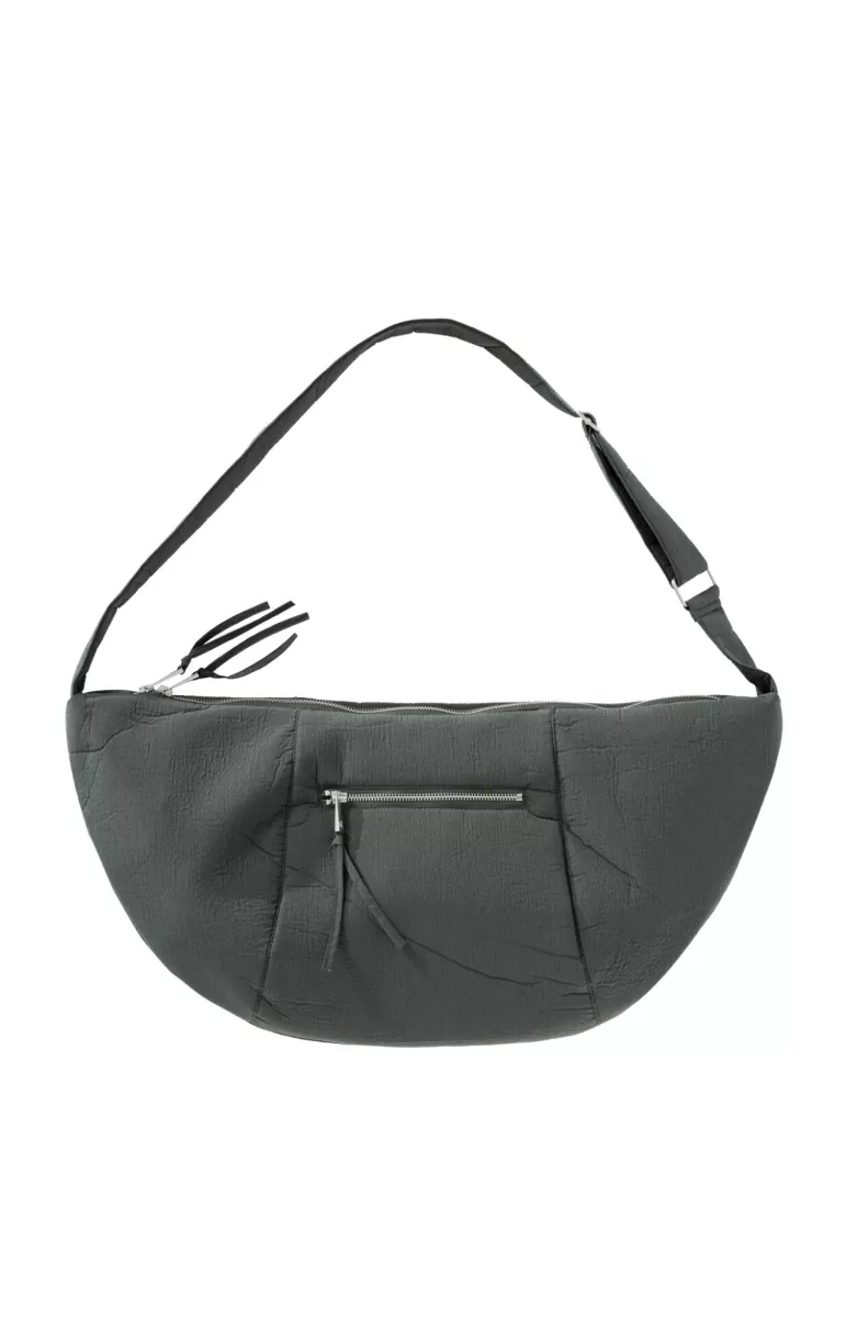 YAYA-Crossbody Bag With Zip-03-001099-90205 Oyster Black-BLACK
