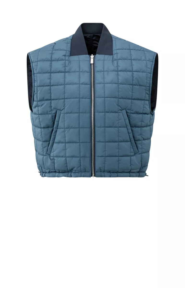 YAYA-Nylon reversible bodywarmer; Polyester; 94016-02-021005-508-94016-INKT