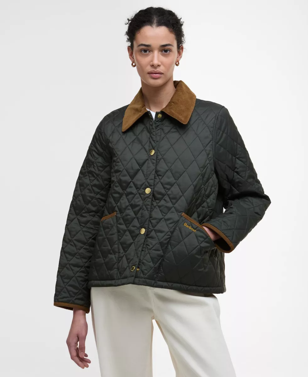 Barbour-Jacket-LQU1851-OL71 Sage-GROEN