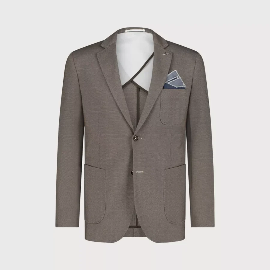 BLUE INDUSTRY-Chino Blue jacket-JBI-M20-Brown-BRUIN