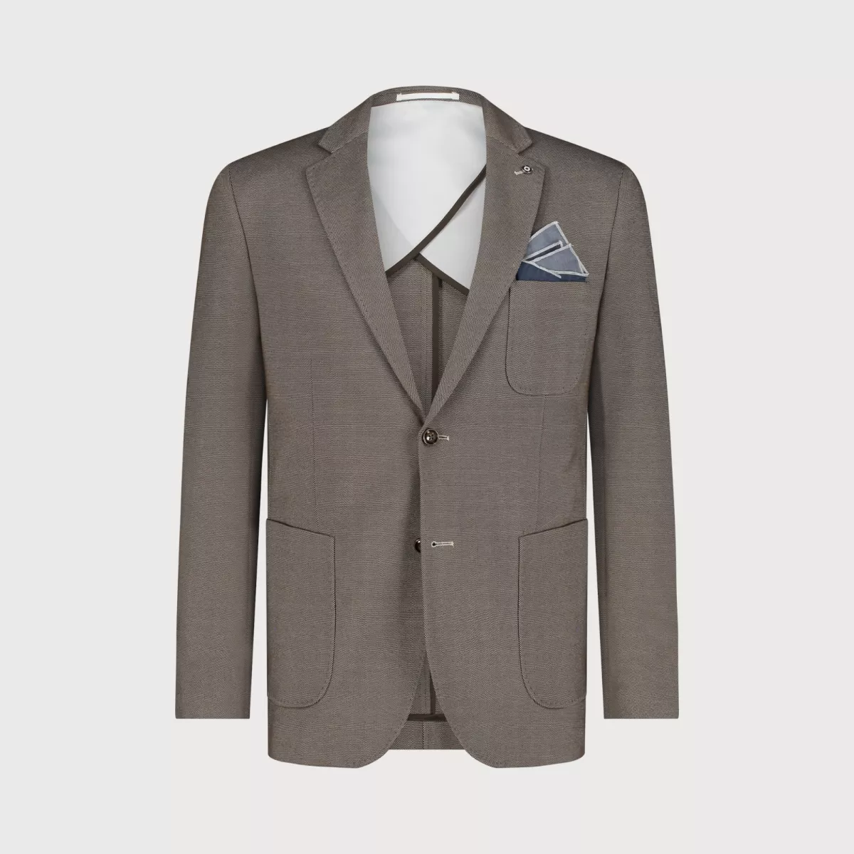 BLUE INDUSTRY-Chino Blue jacket-JBI-M20-Brown-BRUIN