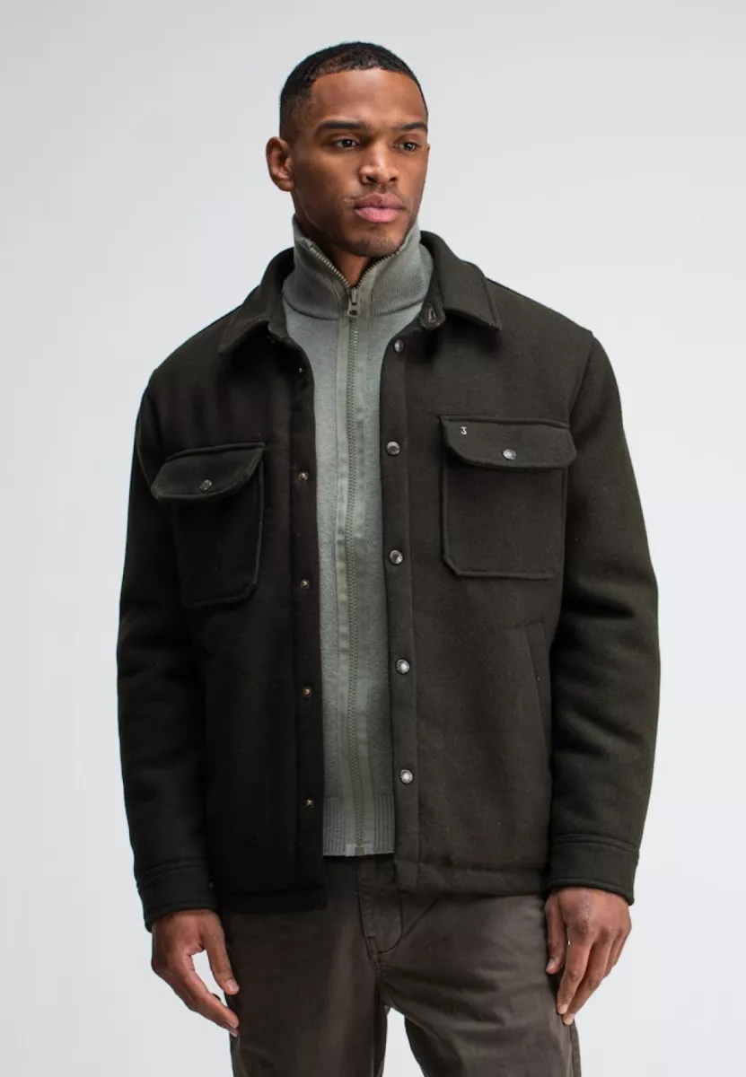 BUTCHER OF BLUE-Norbu padded wool jacket-M2514009-696 mocha brown-CREME