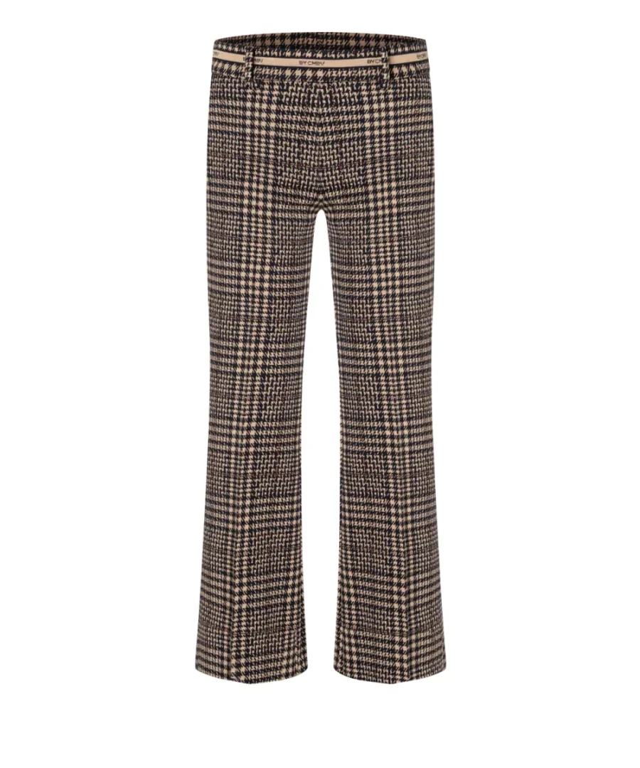 CAMBIO-Francoise cropped-6455 0387 11-839 Caramel dark navy-LICHT BRUIN