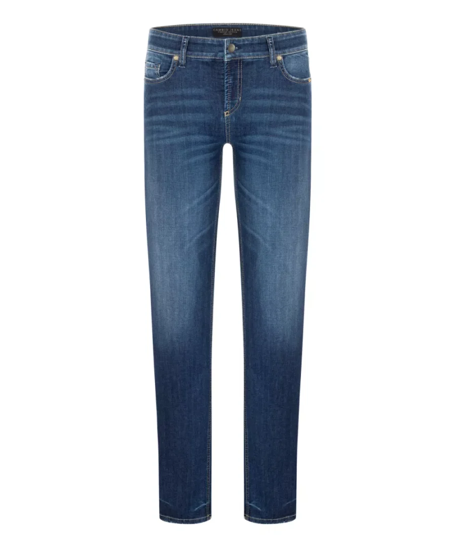 CAMBIO-Piper long-9182 0039 12-5295 Dark grinded-DONKER DENIM