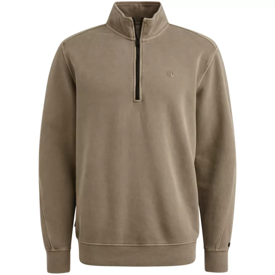 CAST IRON-Half zip collar regular fit peache-CSW2508443-8025 Brindle-ROOD