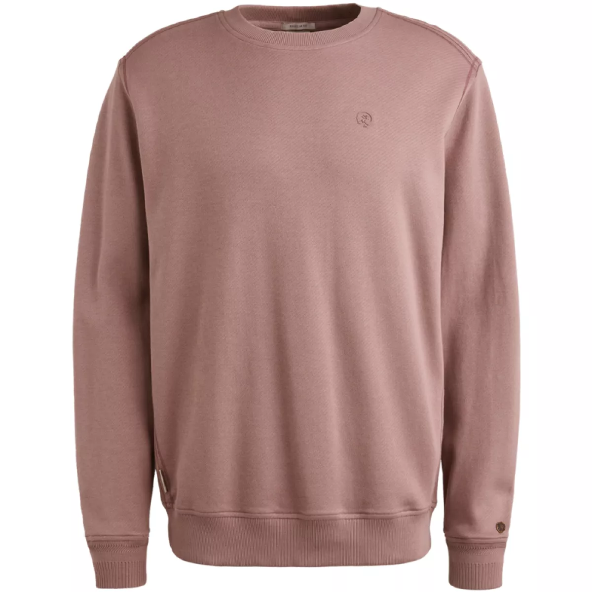 CAST IRON-Long sleeve r-neck regular fit twill-CSW2509441-4318 Toadstool-PAARS