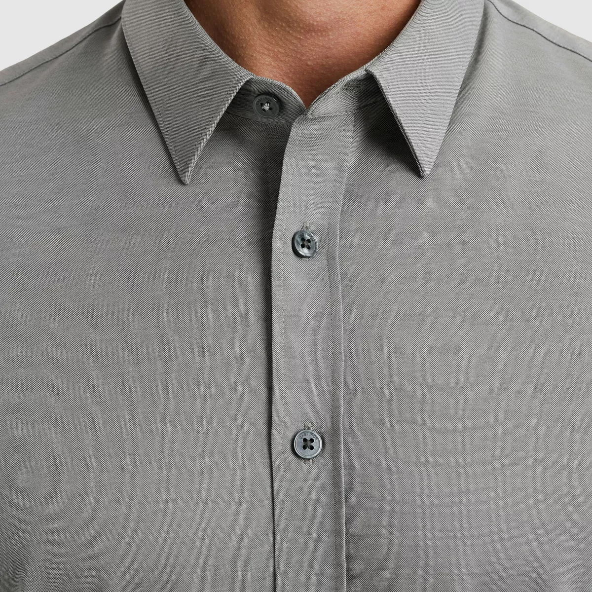 CAST IRON-LONG SLEEVE SHIRT Tec Jersey Light-CSI2509223-9096 Stormy weather-GRIJS
