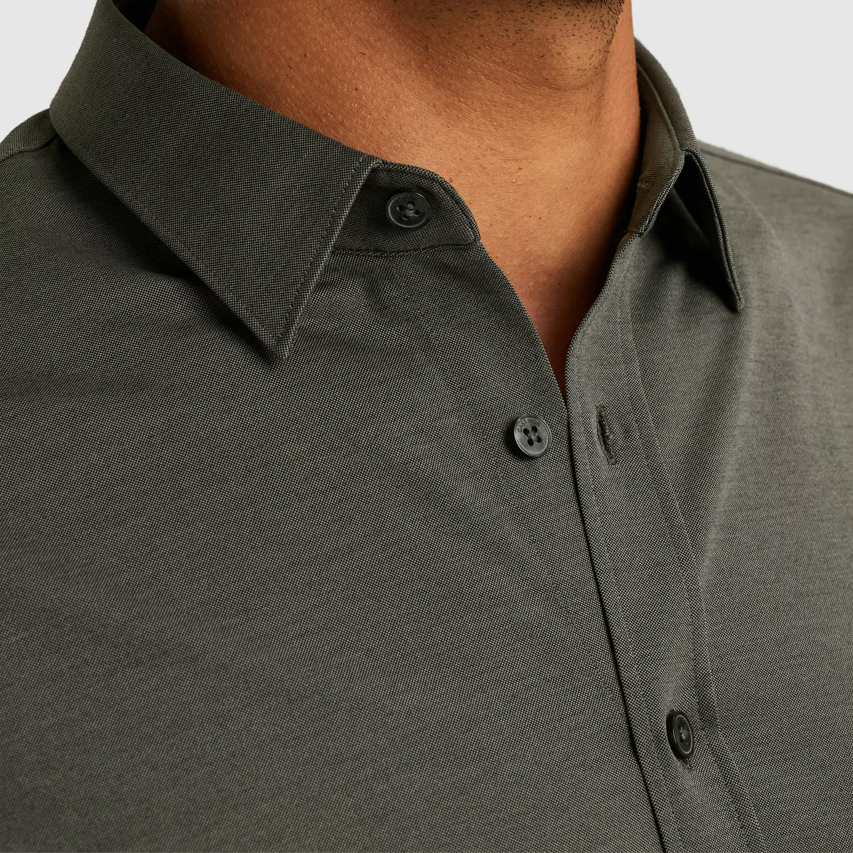 CAST IRON-LONG SLEEVE SHIRT Tec Jersey Light-CSI2509223-9159 Black sand-BLACK