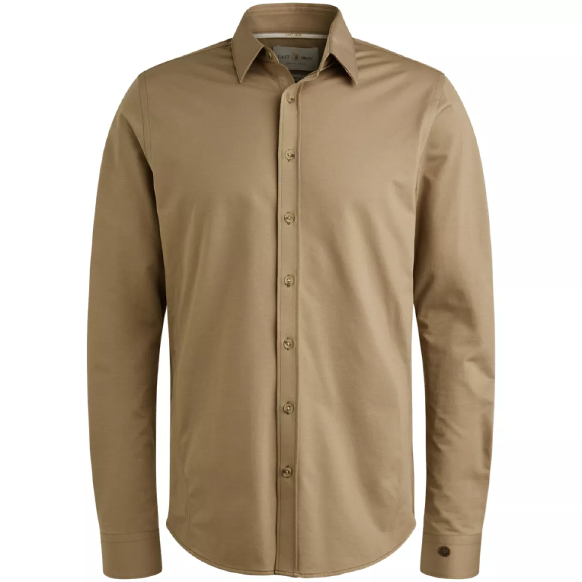 CAST IRON-Long Sleeve Shirt Twill Jersey 2 t-CSI2509220-7146 Crockery-BEIGE