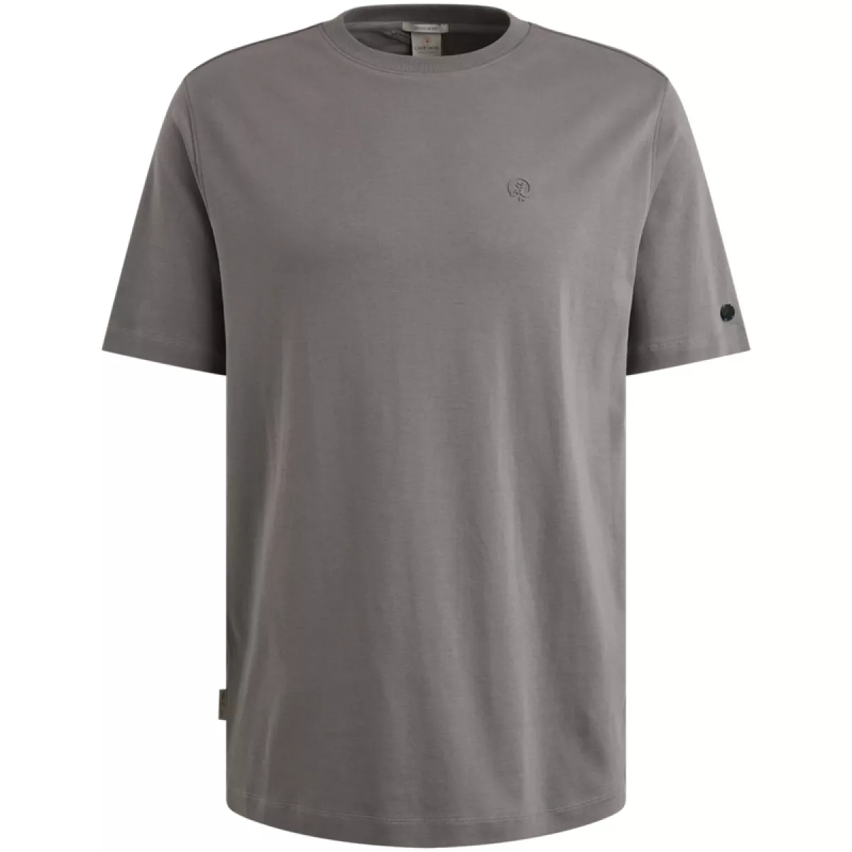 CAST IRON-Short sleeve r-neck regular fit in-CTSS2509560-9133 Granite gray-GRIJS
