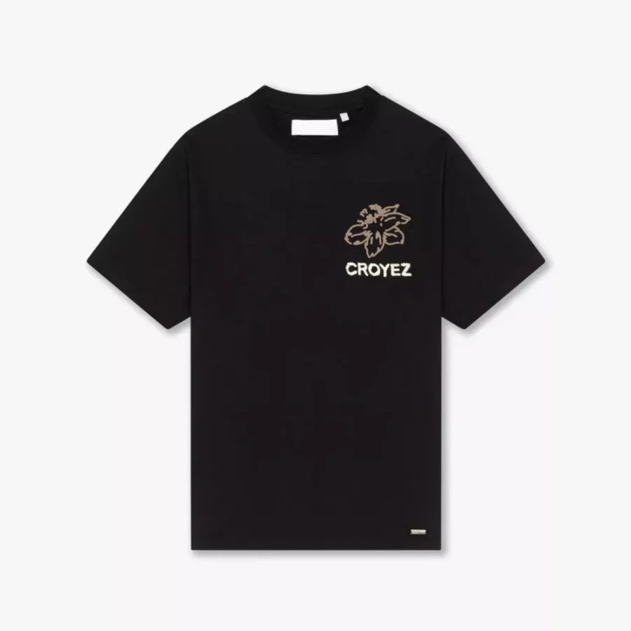 Croyez-Croyez gardener t-shirt-CR1-FW25-27-2900 Black-ZWART