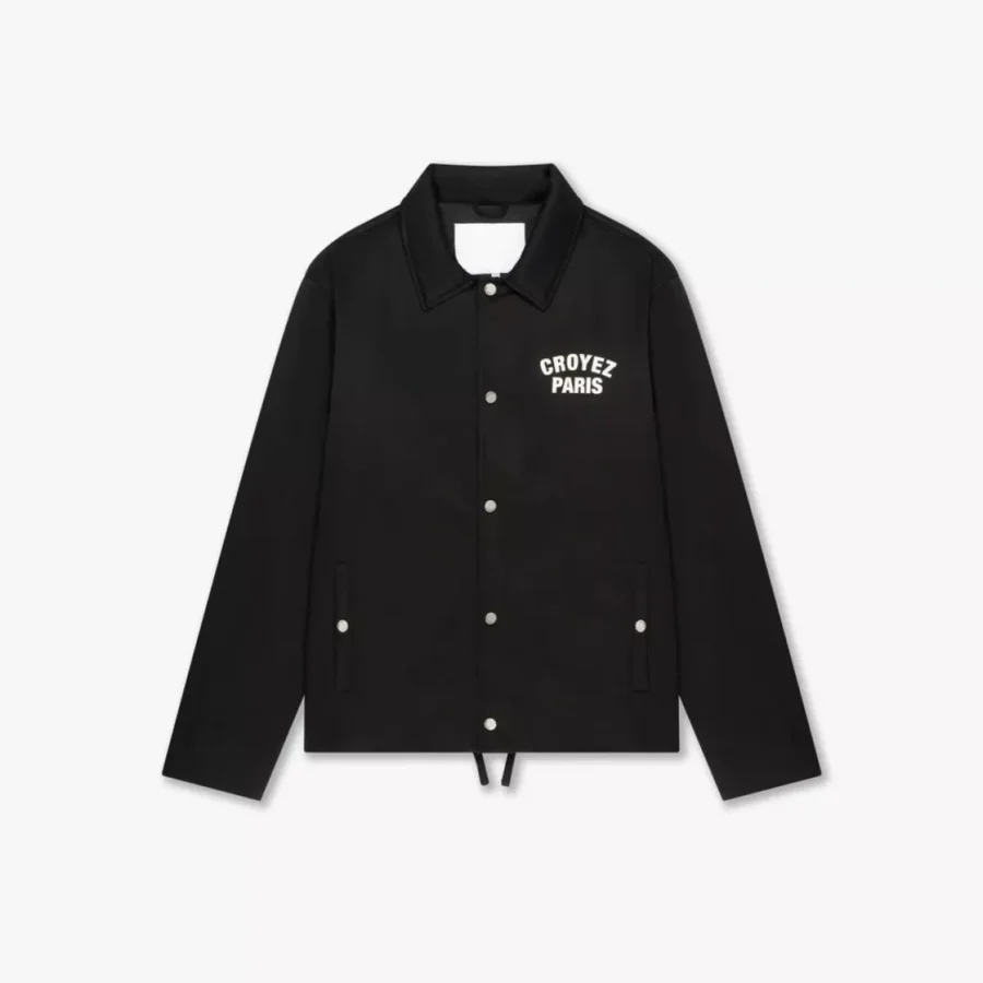 Croyez-Croyez paded coach jacket-CR1-FW25-35-2900 Black-ZWART