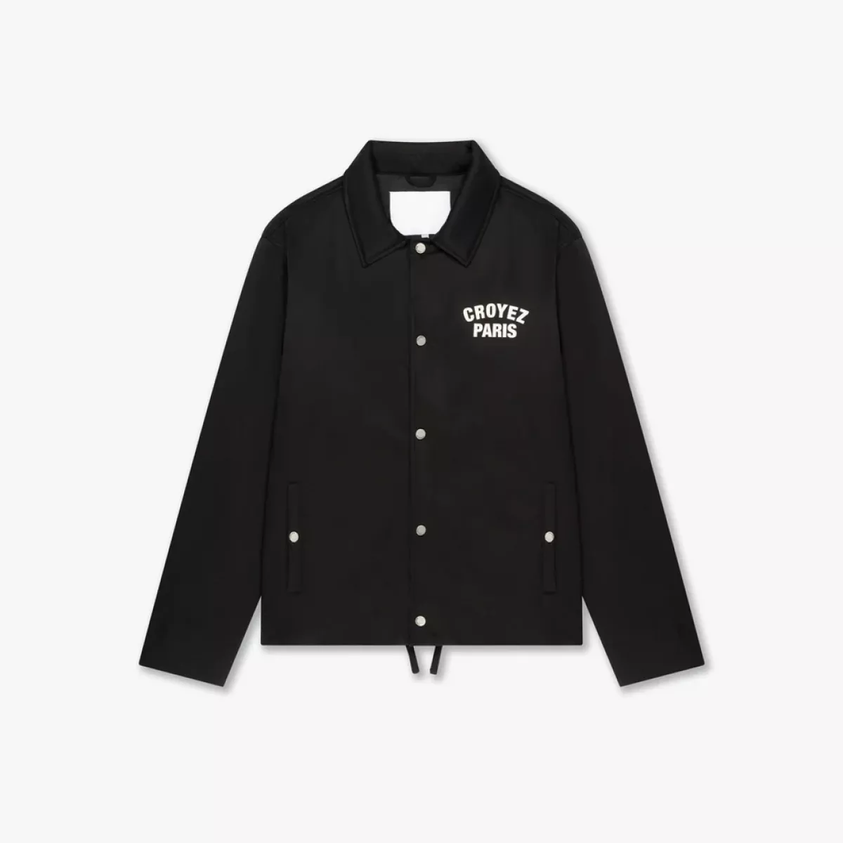 Croyez-Croyez paded coach jacket-CR1-FW25-35-2900 Black-ZWART