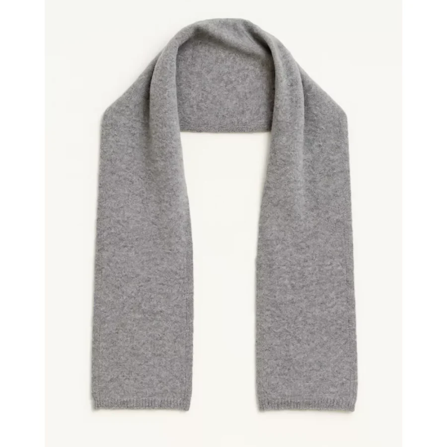 Due Amanti-Scarf-Gailscarf-Grey melange-GRIJS