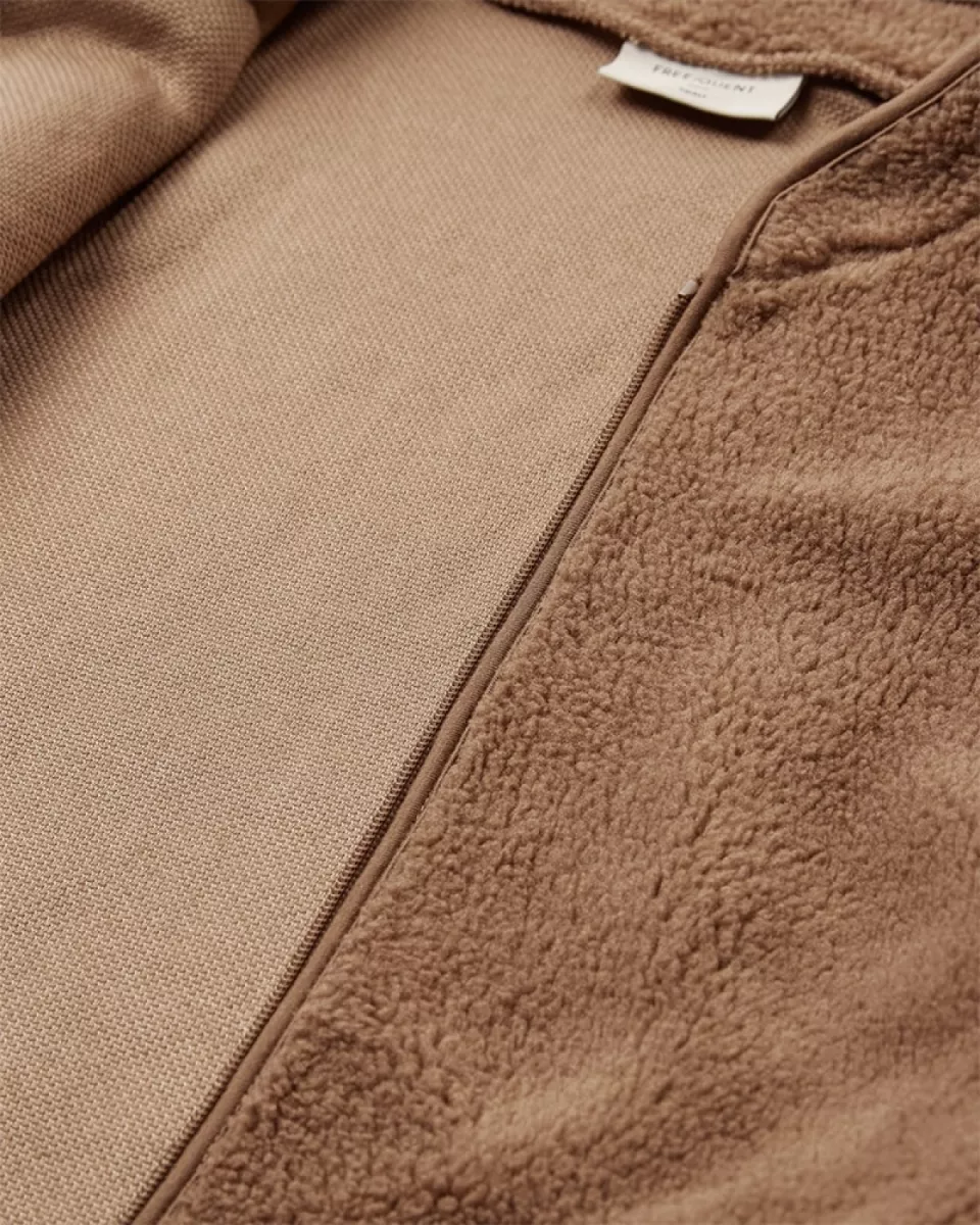 FREE QUENT-Teddy Jacket-207639-Desert Taupe-TAUPE