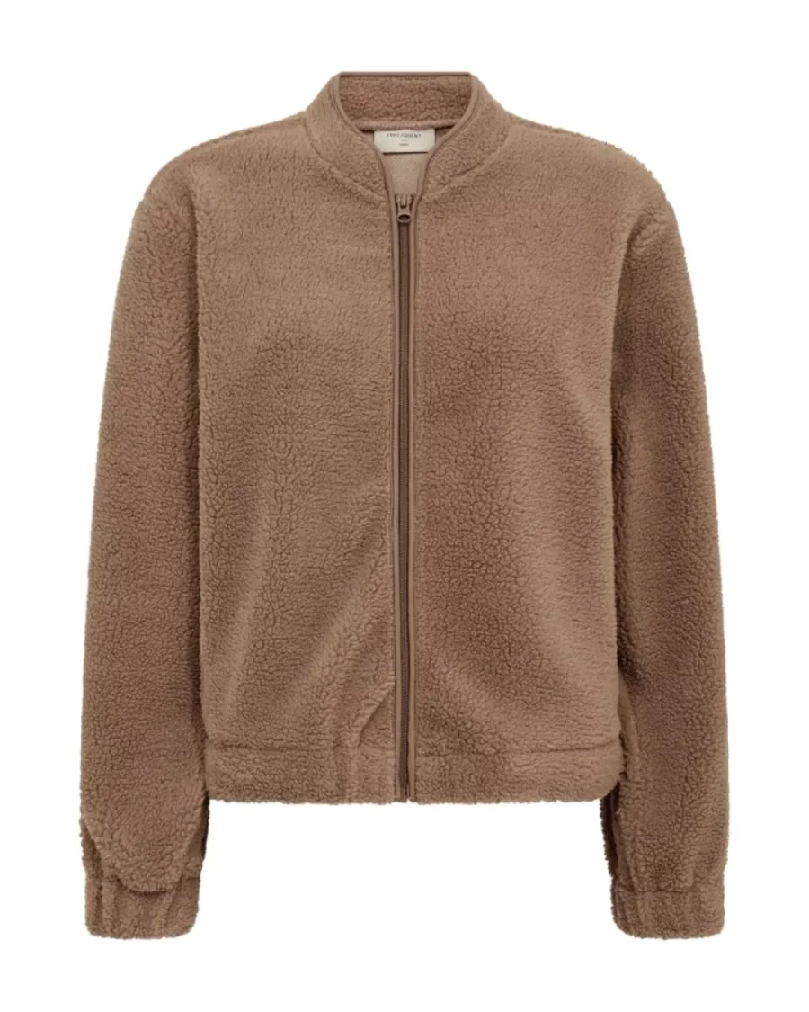 FREE QUENT-Teddy Jacket-207639-Desert Taupe-TAUPE